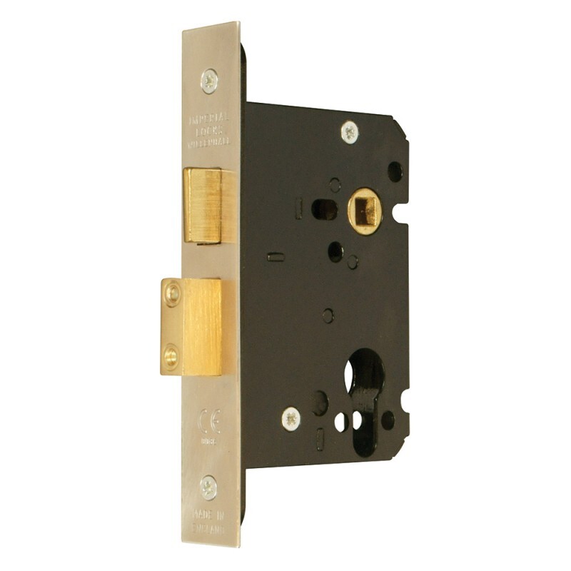 Imperial G7000 fire-rated Euro-profile mortice sashlock with separate sprung latchbolt and deadbolt